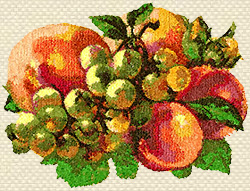 Machine Embroidery Design 'Peaches'