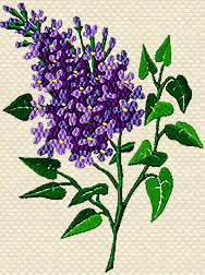 Machine Embroidery Design 'Lilac'
