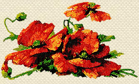 Machine Embroidery Design 'Poppy'