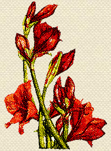 Machine Embroidery Design 'Red Valunteeres'